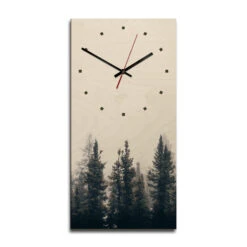 Wooden Clock – Forest Idyll