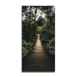 Wooden Clock – Forest Road