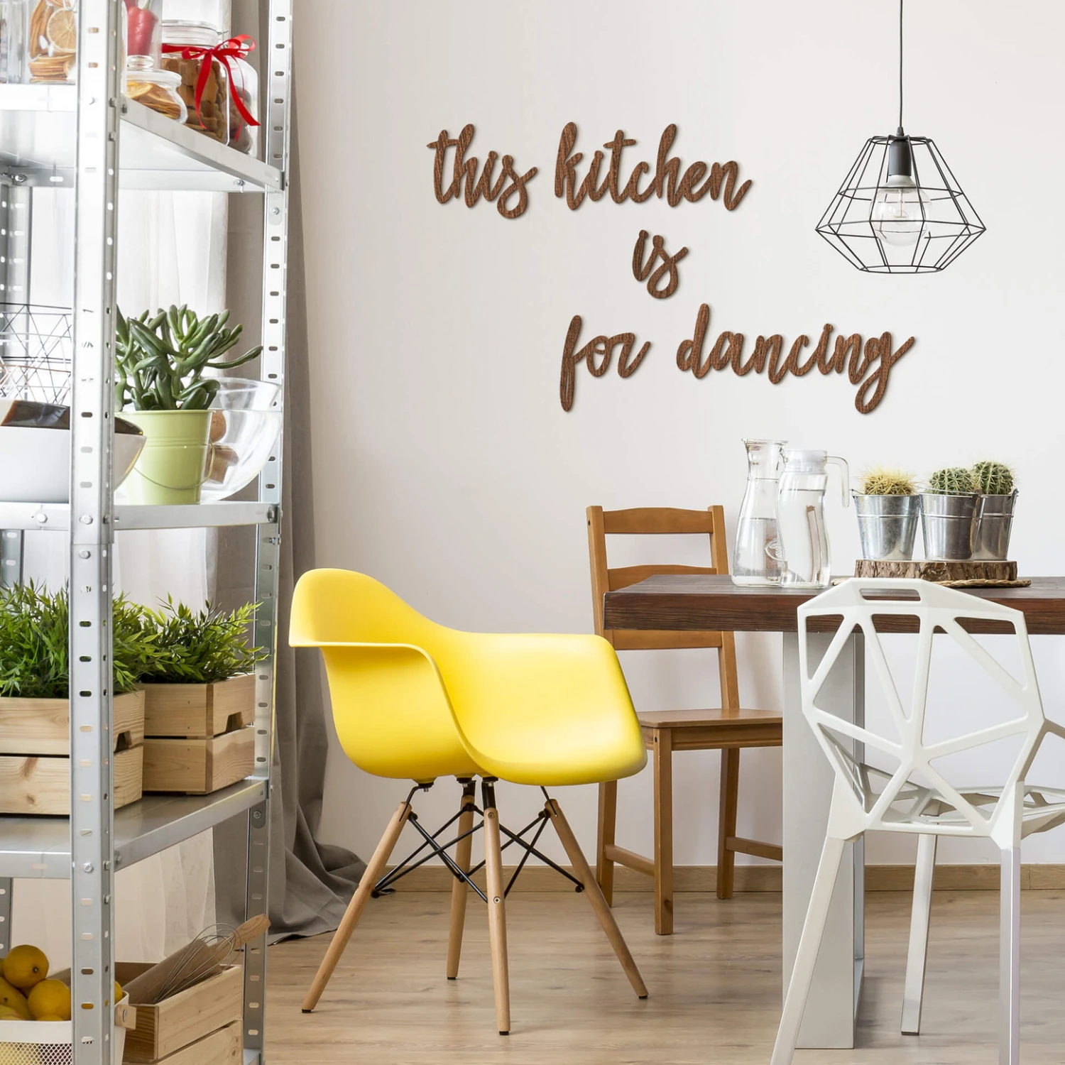 Decorative Letters Mahogany - This Kitchen Is For Dancing - Image 2