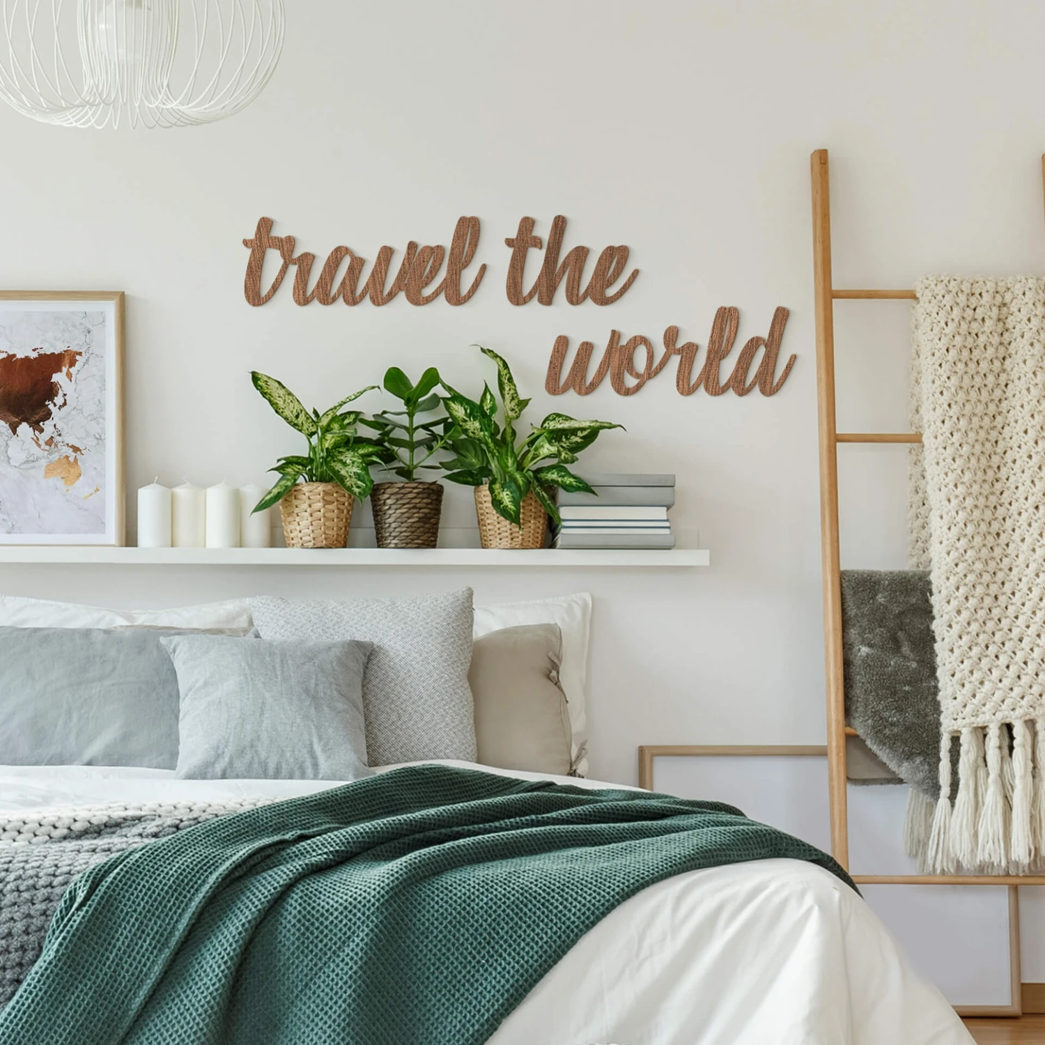 Decorative Letters Mahogany - Travel The World
