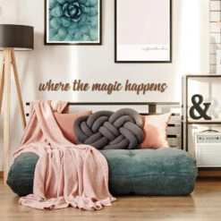 Decorative Letters Mahogany - Where The Magic Happens