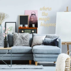 Decorative Letters Poplar - Where The Magic Happens