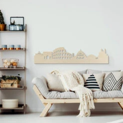 Wooden Décor - Skyline Of Rome