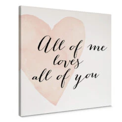 Canvas Print Confetti & Cream – All Of Me