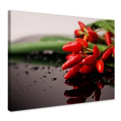 Exotic Peppers Canvas Print