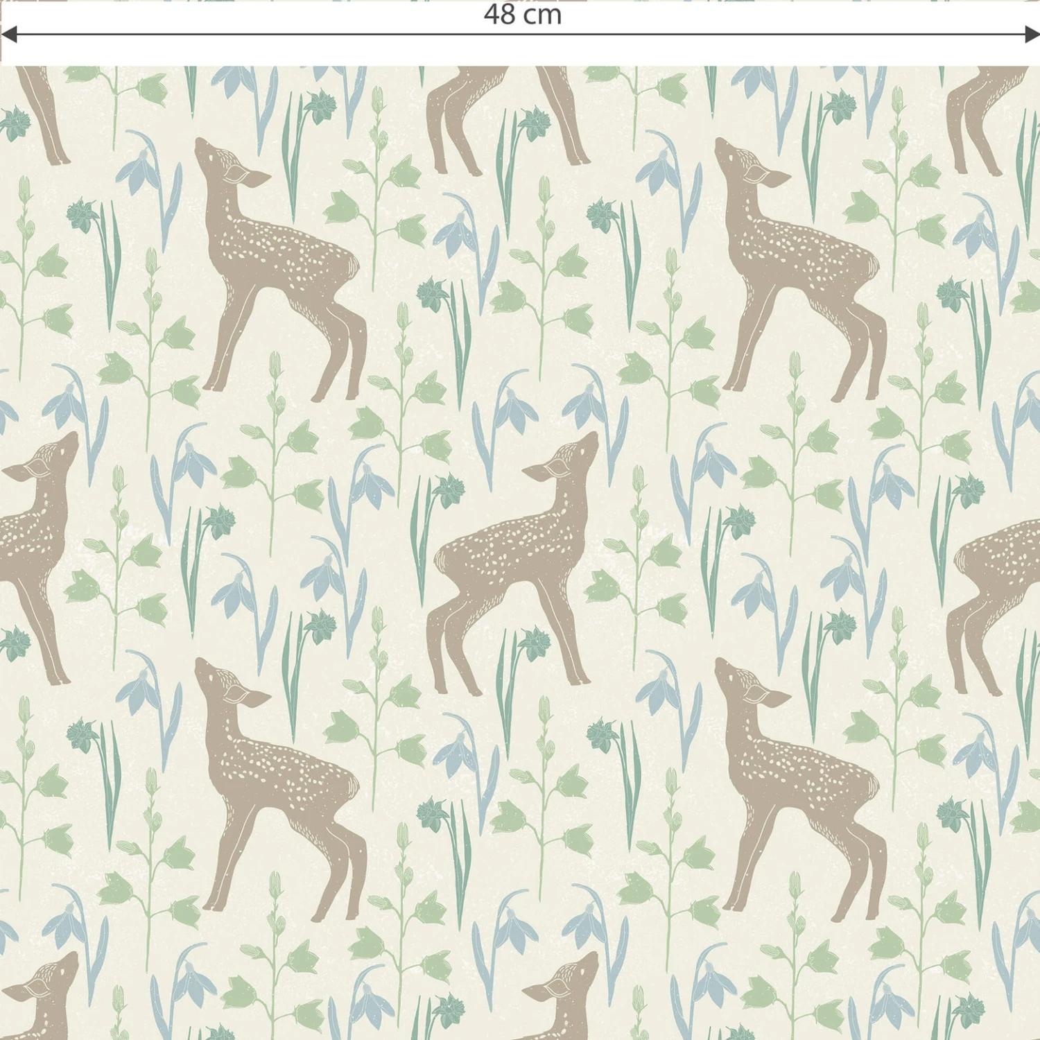 Patterned Wallpaper - Fawn - Image 3