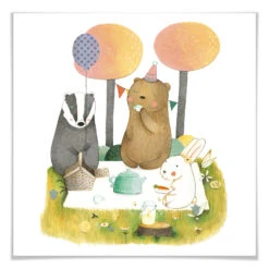 Poster Loske – Picknick For Three