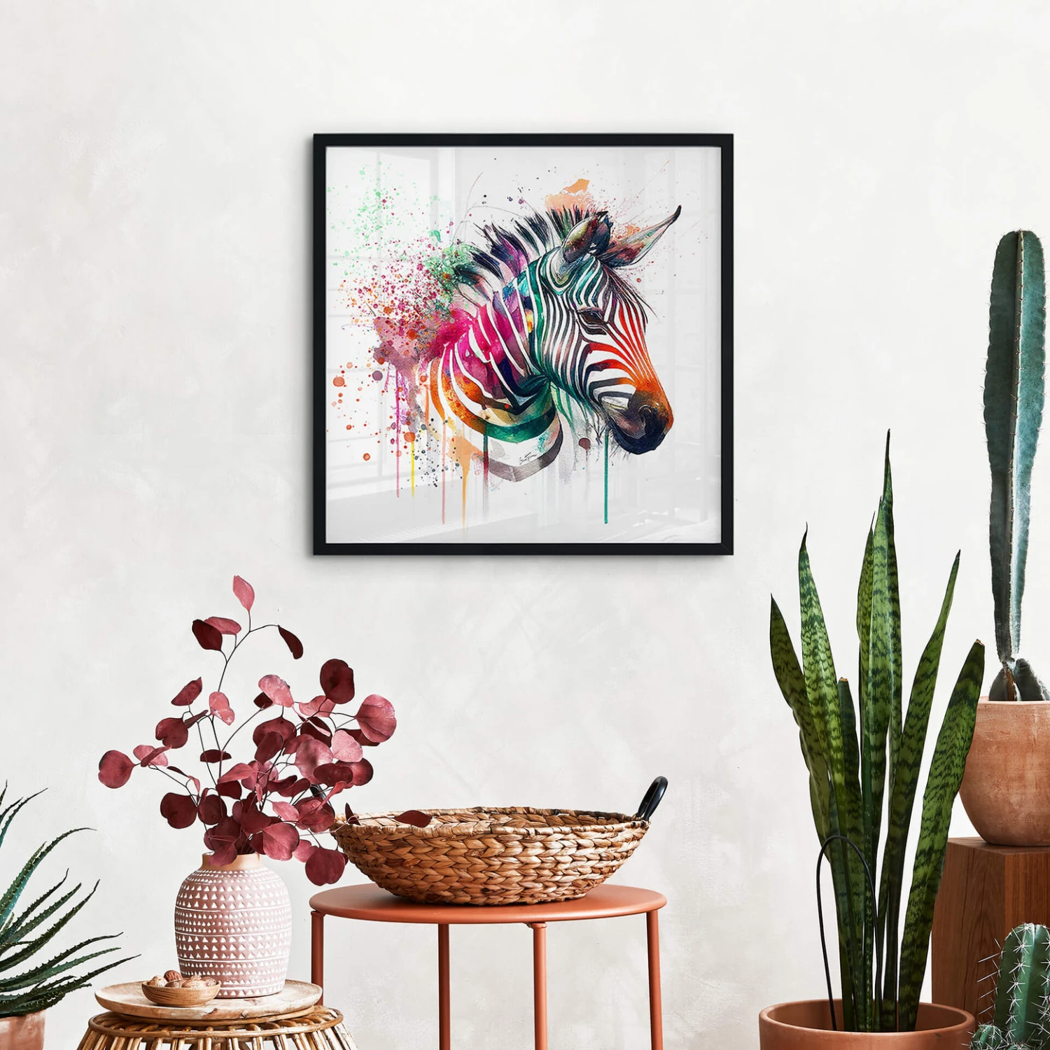Poster Heine - Rainbow Zebra - Image 2