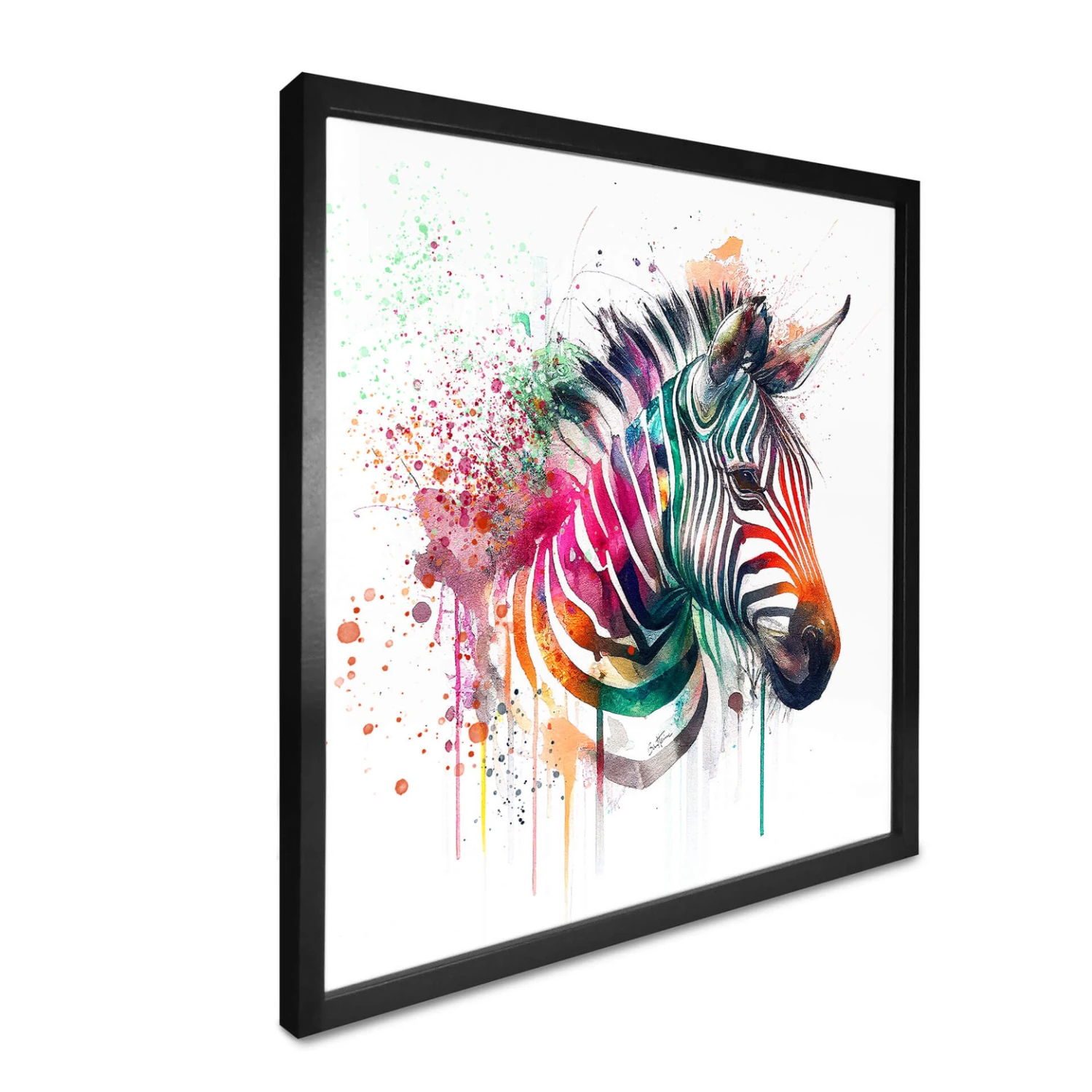 Poster Heine - Rainbow Zebra - Image 4