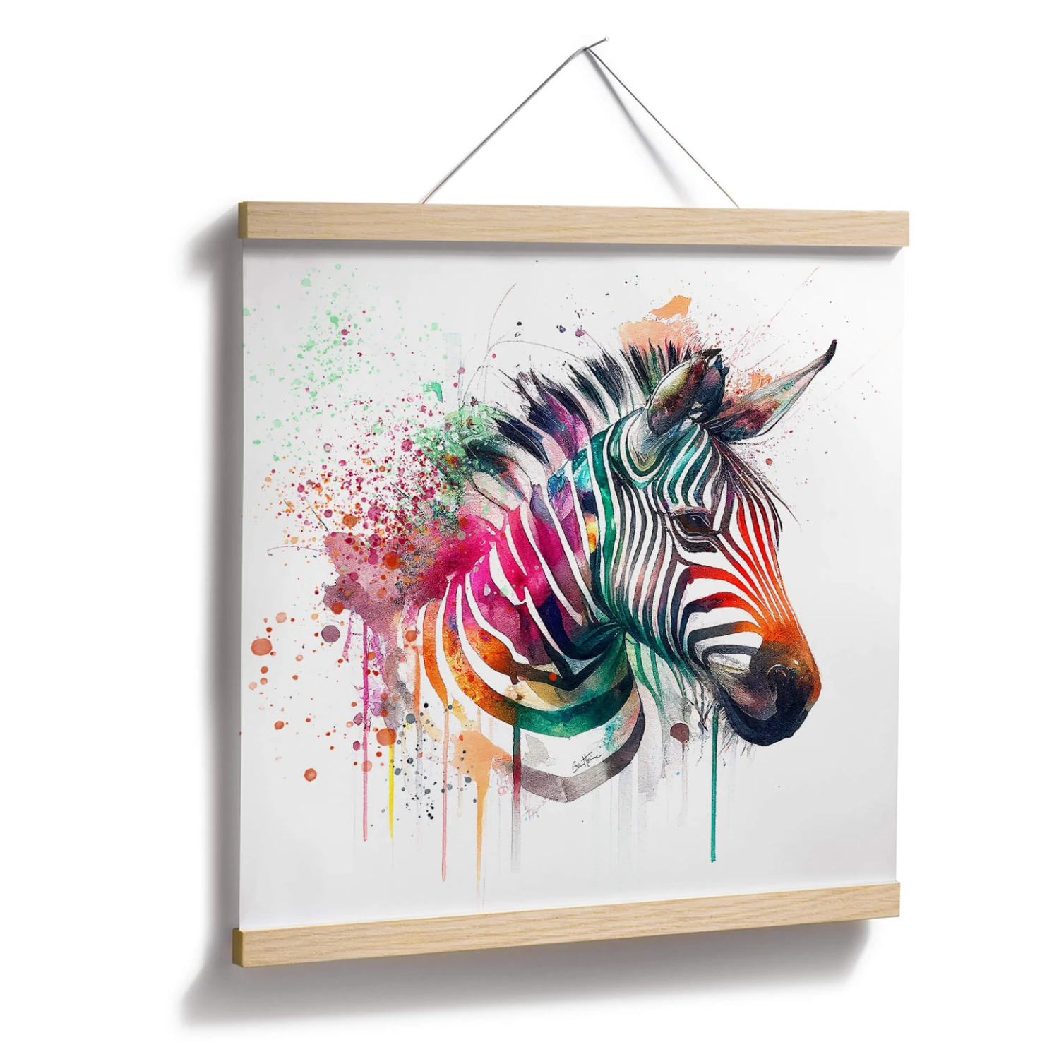 Poster Heine - Rainbow Zebra - Image 6
