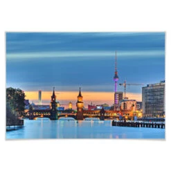 Poster Oberbaumbrücke Berlin