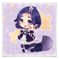 Poster La Doll Blanche – Chibi Esther