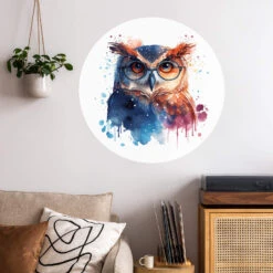 Wall Sticker Heine - Intelligent Owl