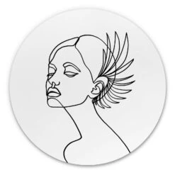 Alu-Dibond Wall Circle Hariri - Abstract Mabel