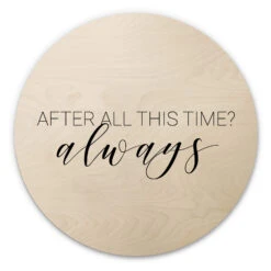 Wall Circle Wood After All This Time