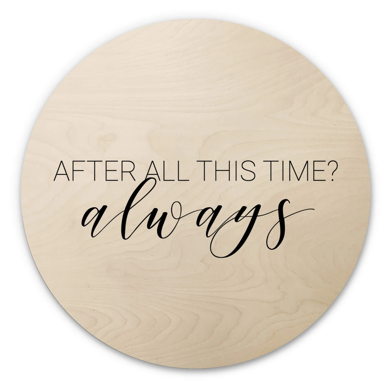 Wall Circle Wood After All This Time