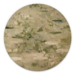 Wall Circle Wood Talen - Lily Pond
