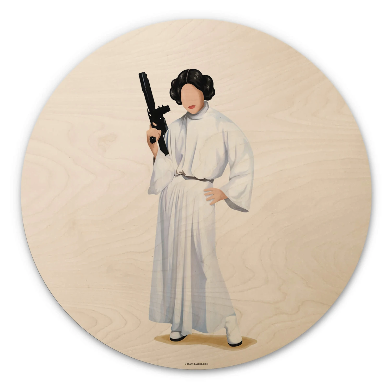 Wall Circle Wood Tohmé - Leia