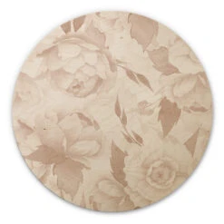 Wall Circle Wood UN Designs - Vintage Roses