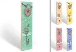 Key Holder - Fairytale + 3 Hooks