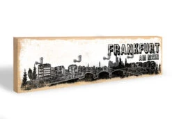 Key Holder - Frankfurt Skyline + 5 Hooks
