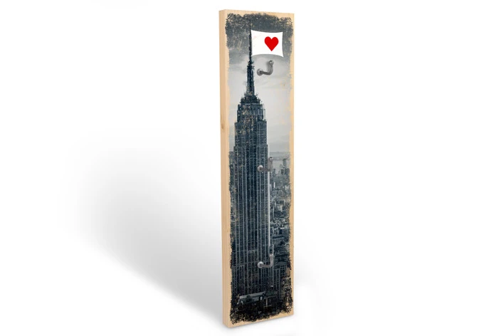 Key Holder - I Love New York + 3 Hooks