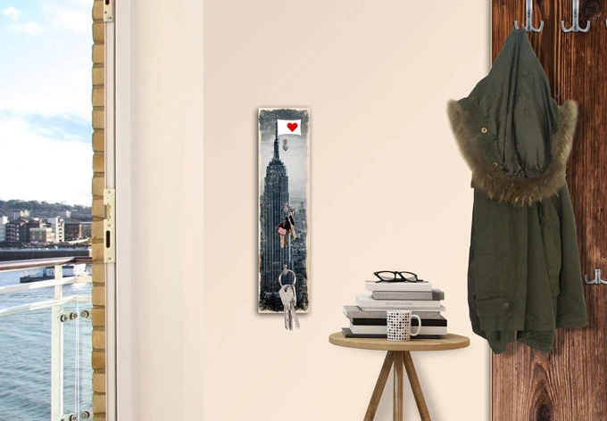 Key Holder - I Love New York + 3 Hooks - Image 2