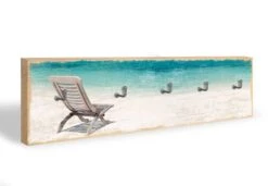 Key Holder - Beach + 5 Hooks