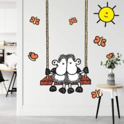 Sheepworld Swing Wall Sticker