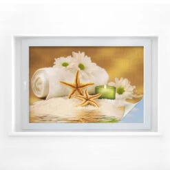 Window Foil Candle Snow