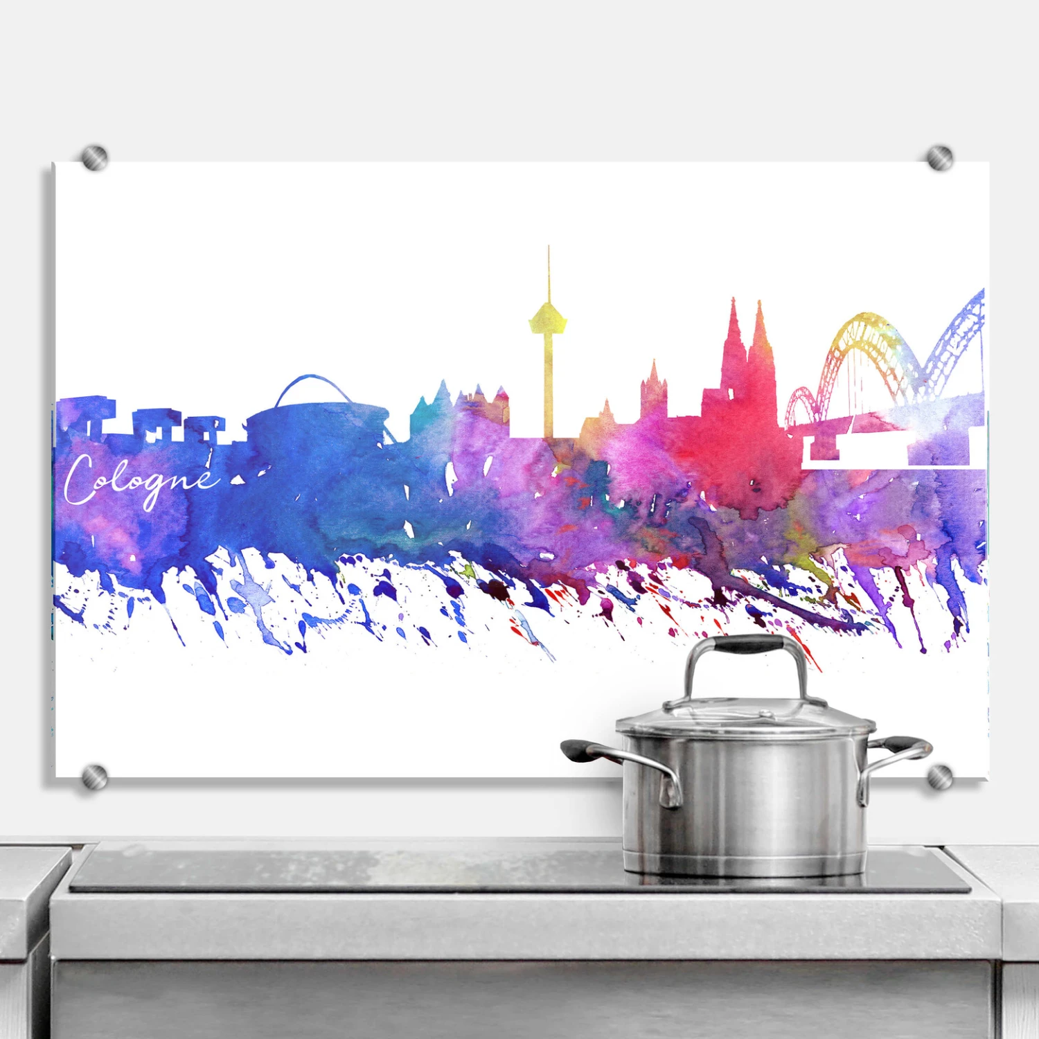 Splashback Bleichner - Cologne Watercolour