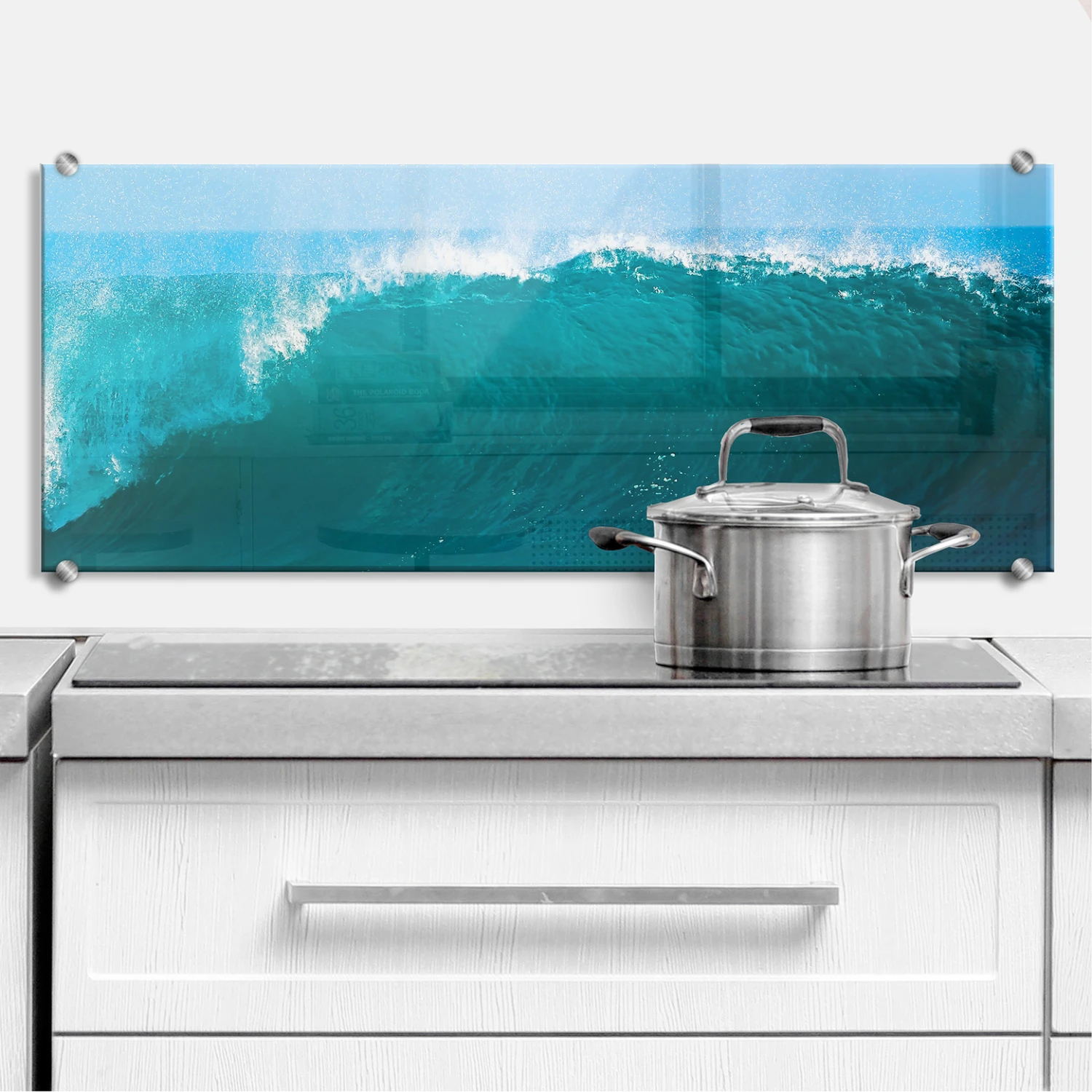 Perfect - Wave - Panorama - Kitchen Splashback