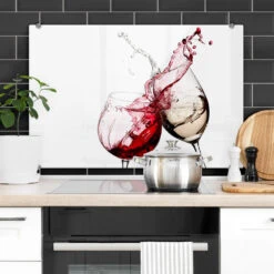 Wine Glasses - Kitchen Splashback