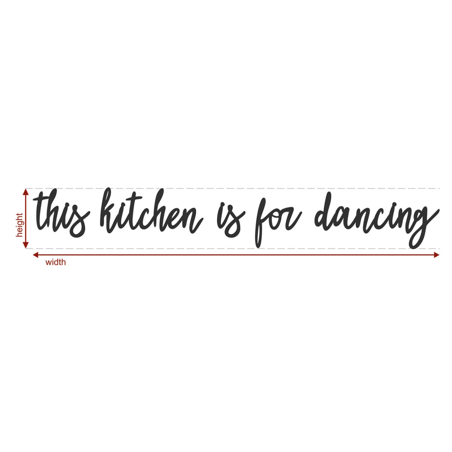 Decorative Letters Mahogany - This Kitchen Is For Dancing - Image 4