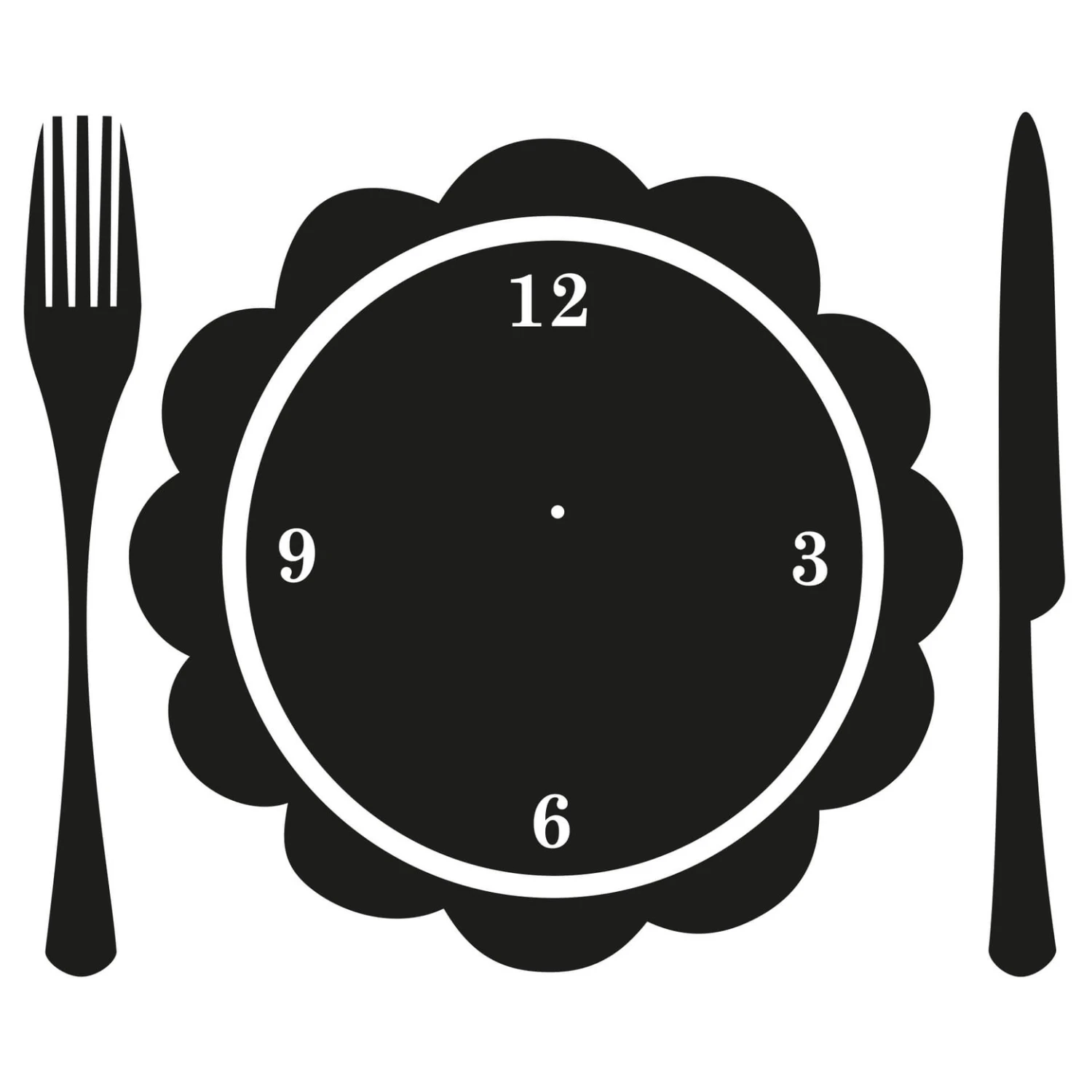 Set Table Wall Sticker + Clock - Image 2