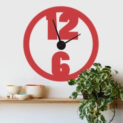 Modern Wall Sticker + Clock