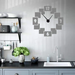Steps Wall Sticker + Clock