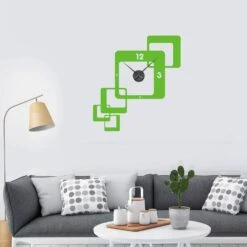 Retro 2 Wall Sticker + Clock