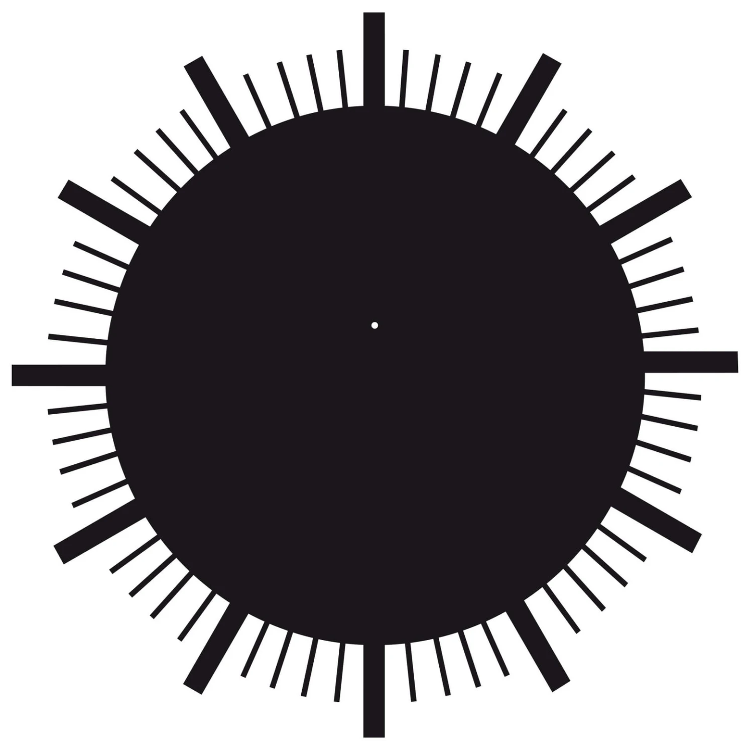 Retro Wall Sticker + Clock - Image 2