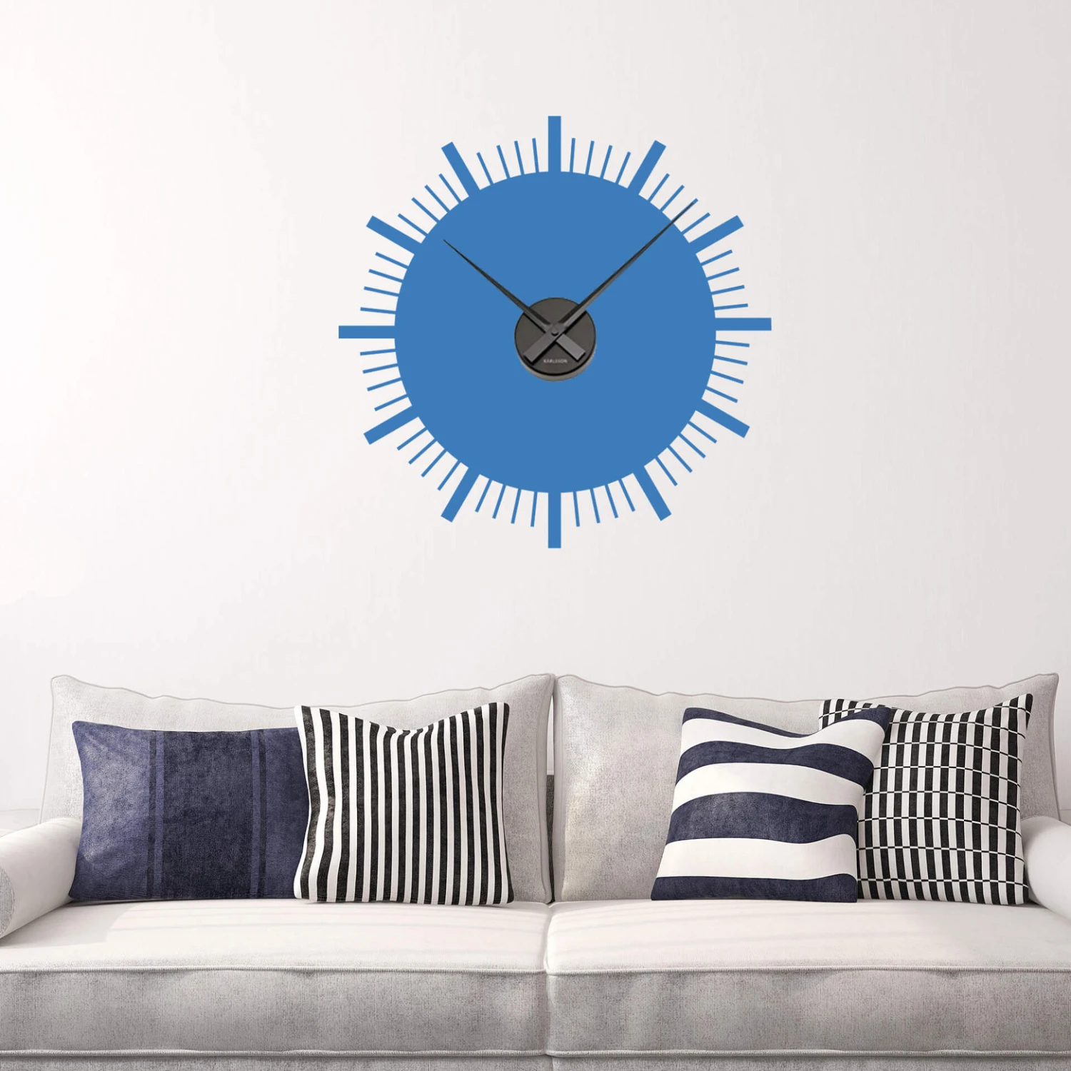 Retro Wall Sticker + Clock