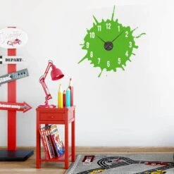 Inkblot Wall Sticker + Clock