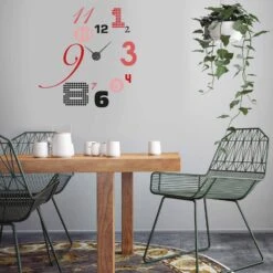 Elf Wall Sticker + Clock
