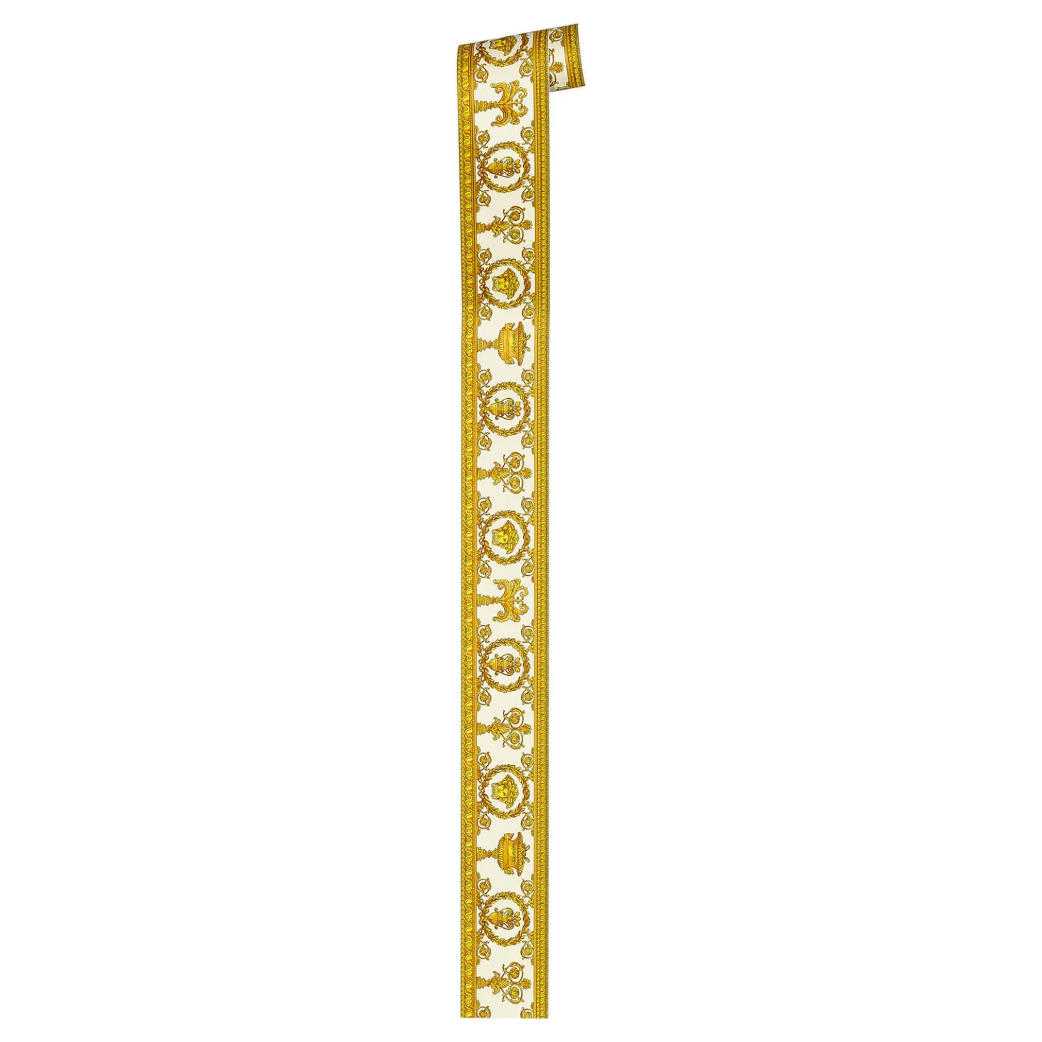 Versace Wallpaper Border Vanitas Yellow, Metallic, Orange - Image 2