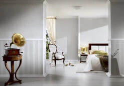 Architects Paper Pattern Wallpaper Textile Wallpaper Tessuto 2Â grey, White