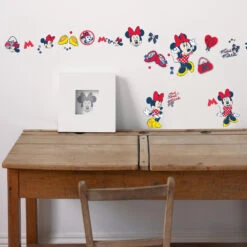 Mickey Mouse Minnie Mouse Set - Shopping Wall Sticker