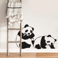 Panda Bears Wall Sticker